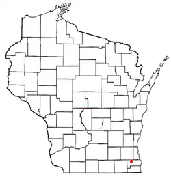 Location of the Town of Norway, Wisconsin