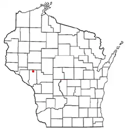 Location of Unity, Trempealeau County, Wisconsin