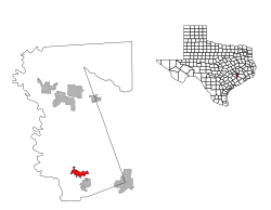 Location of Pattison, Texas