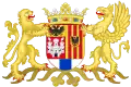 Coat of arms of the Antwerp Province, Belgium. A banner of arms is also depicted in the Greater coat of arms of Belgium