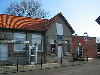 The town hall of Warlencourt-Eaucourt
