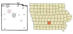 Location of Spring Hill, Iowa