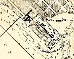 Map of the Washington Arsenal