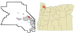 Location of Rockcreek, Oregon
