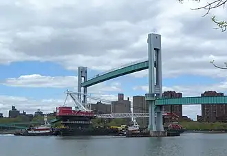 The Wards Island Bridge in New York City over the Harlem River