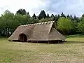 Reconstruction of an Iron Age house near Orvelte in Drenthe