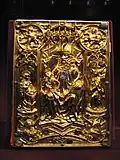 The cover of the Vienna Coronation Gospels, used in imperial coronations, was replaced in 1500