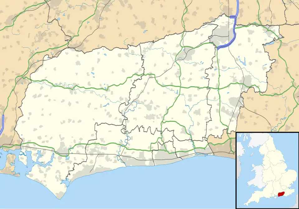 Racton is located in West Sussex