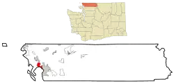 Location of Marietta-Alderwood, Washington