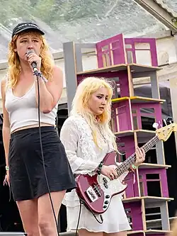 Performing at Brockwell Park in 2024