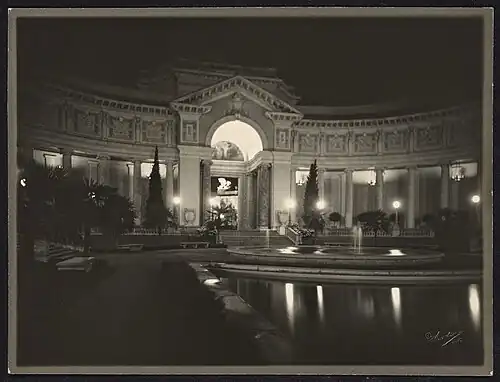 Court of Palms at Night
