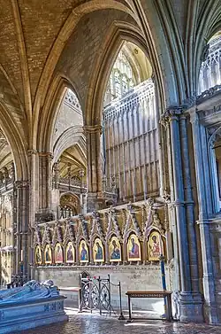 Arches cut into the retrochoir