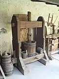 Winepress in the town museum