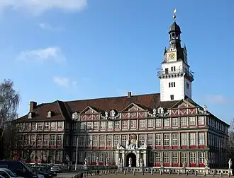 Wolfenbüttel Castle in nearby Wolfenbüttel with its around 1,000 timber-framed buildings