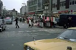Northwest section before pedestrianisation, 1974