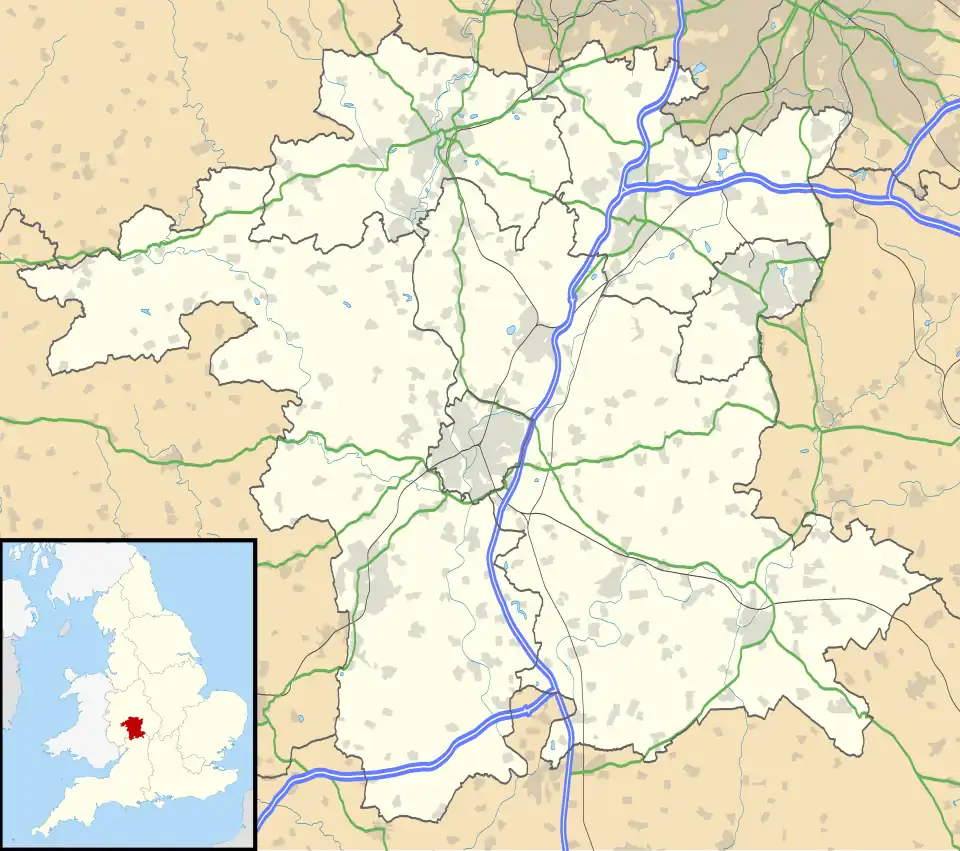 Diglis is located in Worcestershire