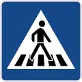 Sign 350-20 Pedestrian crossing