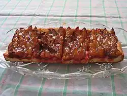 Zwetschgendatschi tart, a speciality of Augsburg, Germany
