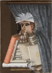 Giuseppe Arcimboldo: The Librarian, c. 1566
